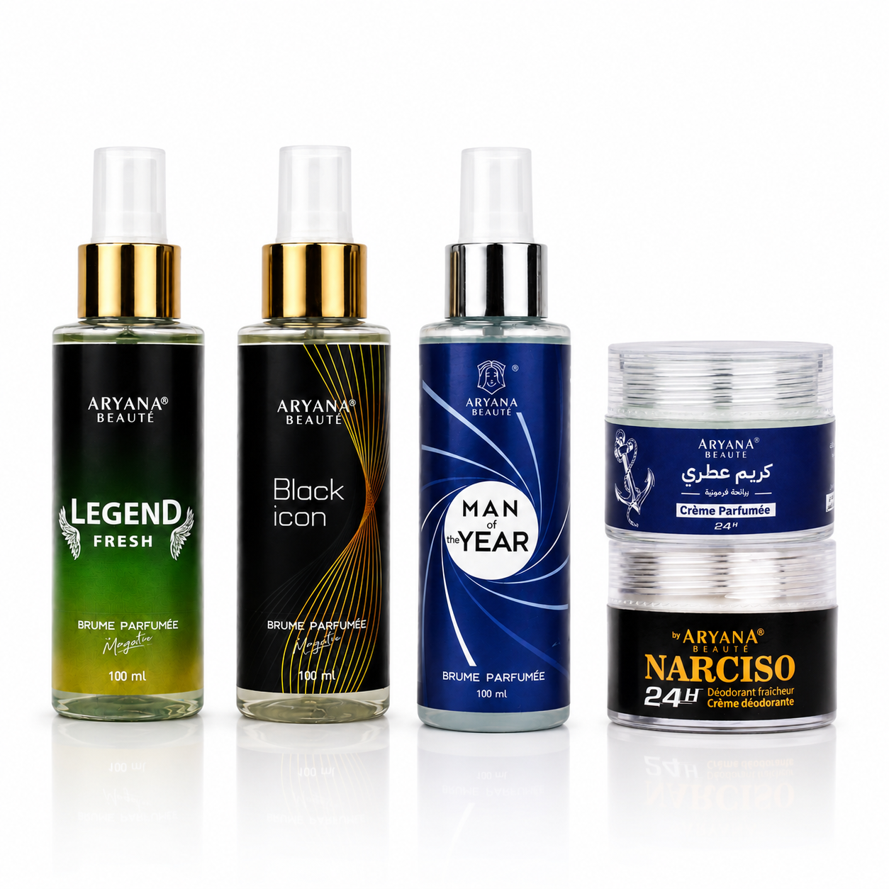 Pack Brumes + creme deodorant + creme parfumee + cadeau 🎁