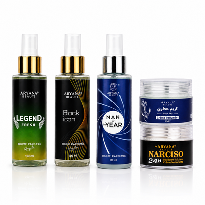 Pack Brumes + creme deodorant + creme parfumee + cadeau 🎁