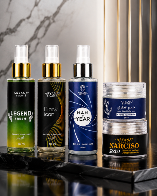 Pack Brumes + creme deodorant + creme parfumee + cadeau 🎁