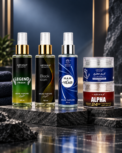 Pack Brumes 100 ml + creme deodorant + creme parfumee + cadeau 🎁